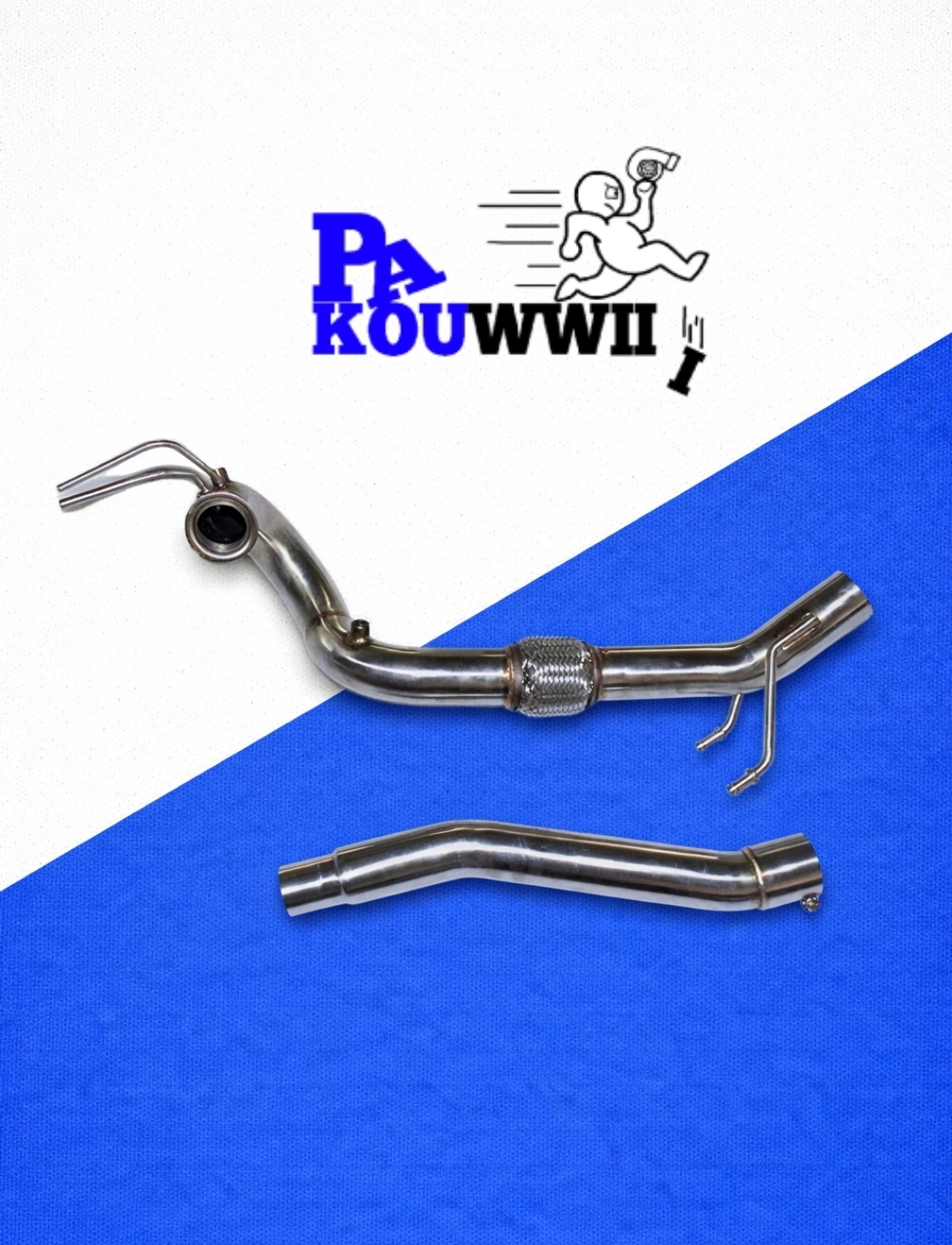 Downpipe  63.5mm  AUDI  SEAT SKODA VW 1.6L 1.9L 2.0L TDI 105 110 140 170 CV